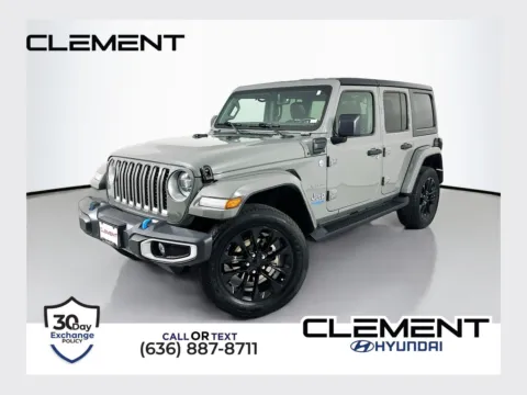 Gray 2022 Jeep Wrangler Unlimited Sahara 4xe for sale in Wentzville, MO