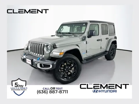 Gray 2022 Jeep Wrangler Unlimited Sahara 4xe for sale in Wentzville, MO