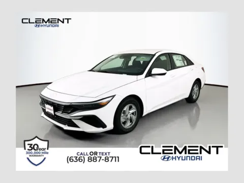 White 2025 Hyundai Elantra SE for sale in Wentzville, MO