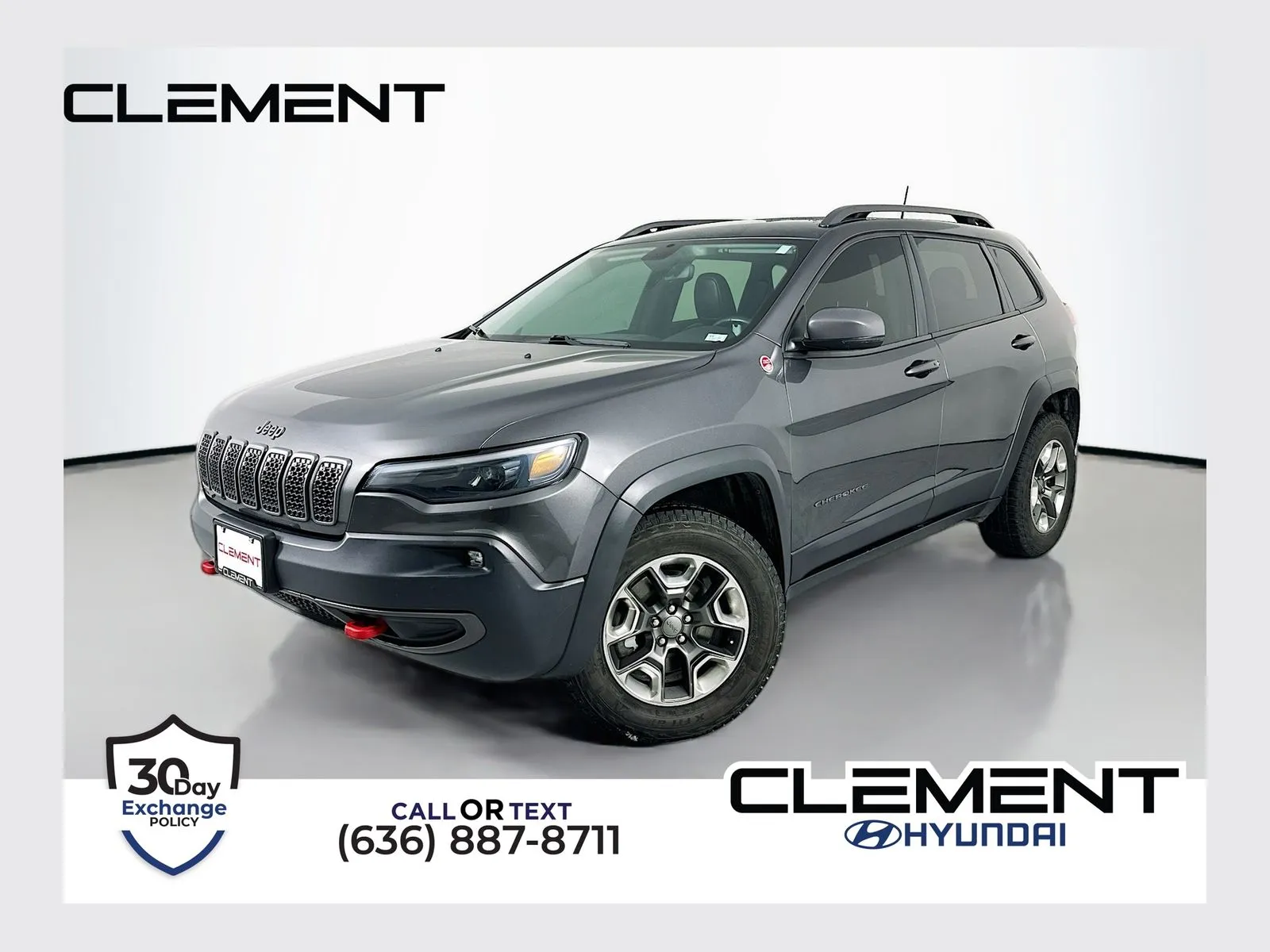Gray 2019 Jeep Cherokee Trailhawk for sale in Wentzville, MO