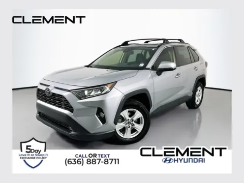 Silver 2019 Toyota RAV4 XLE for sale in Wentzville, MO