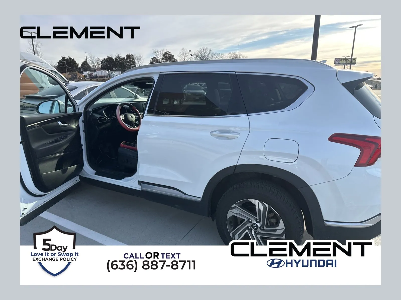 White 2021 Hyundai Santa Fe SEL for sale in Wentzville, MO
