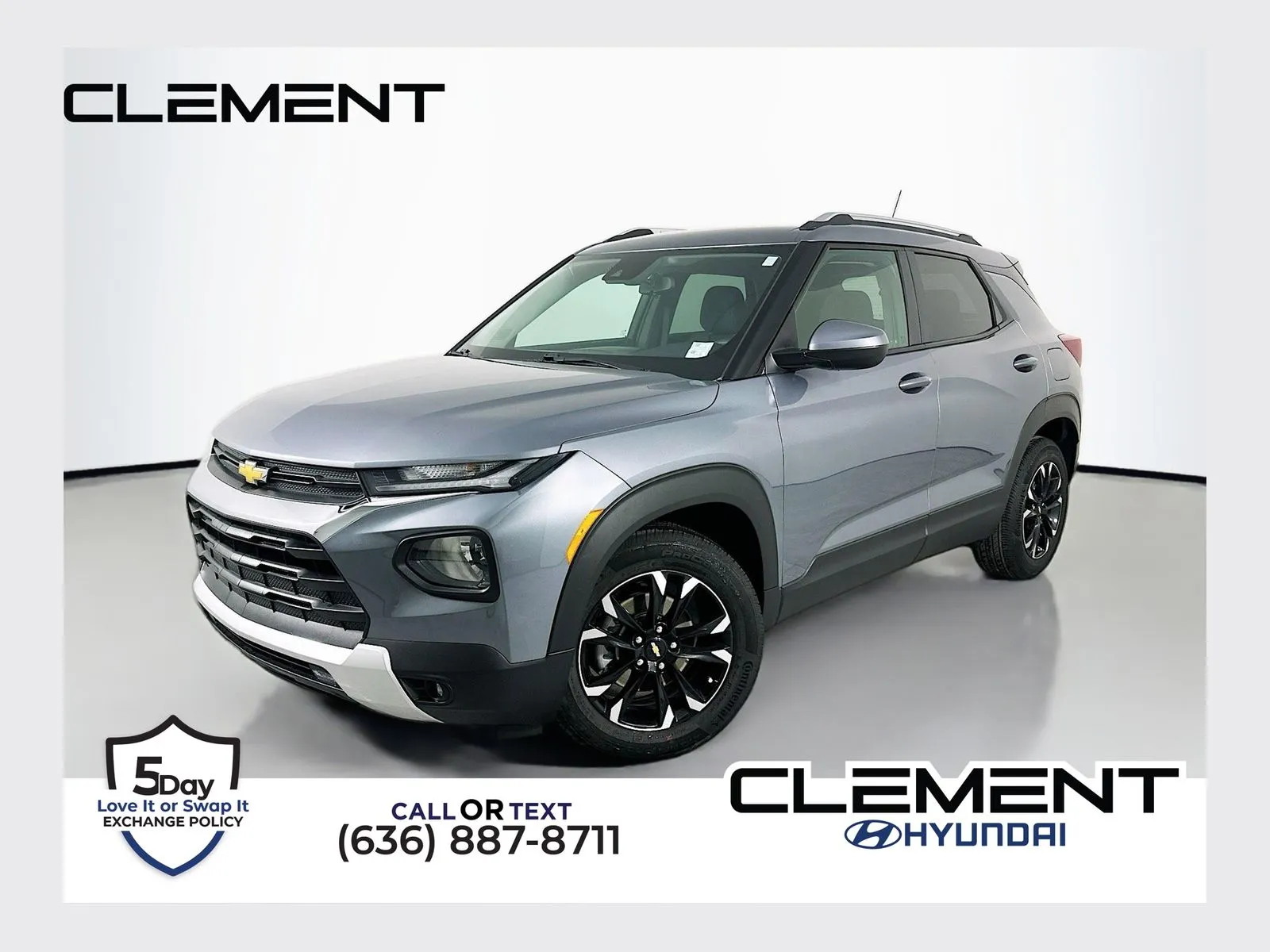 Gray 2022 Chevrolet TrailBlazer LT for sale in Wentzville, MO