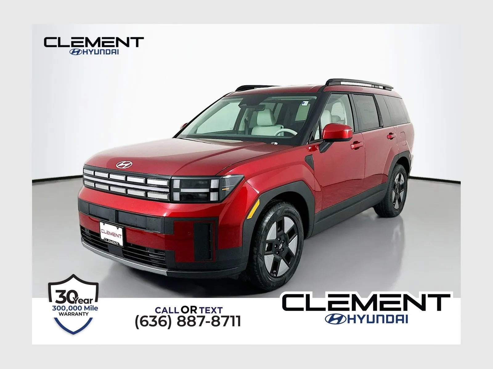 Red 2026 Hyundai Santa Fe Hybrid SEL for sale in Wentzville, MO