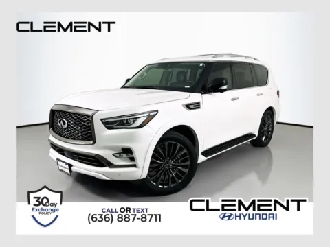 White 2021 INFINITI QX80 Premium Select for sale in Wentzville, MO