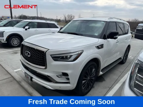 White 2021 INFINITI QX80 Premium Select for sale in Wentzville, MO