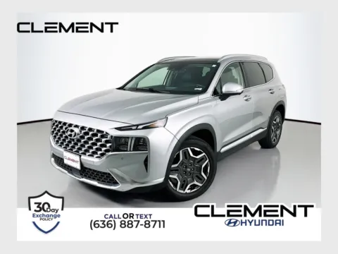 Silver 2023 Hyundai Santa Fe Limited for sale in Wentzville, MO
