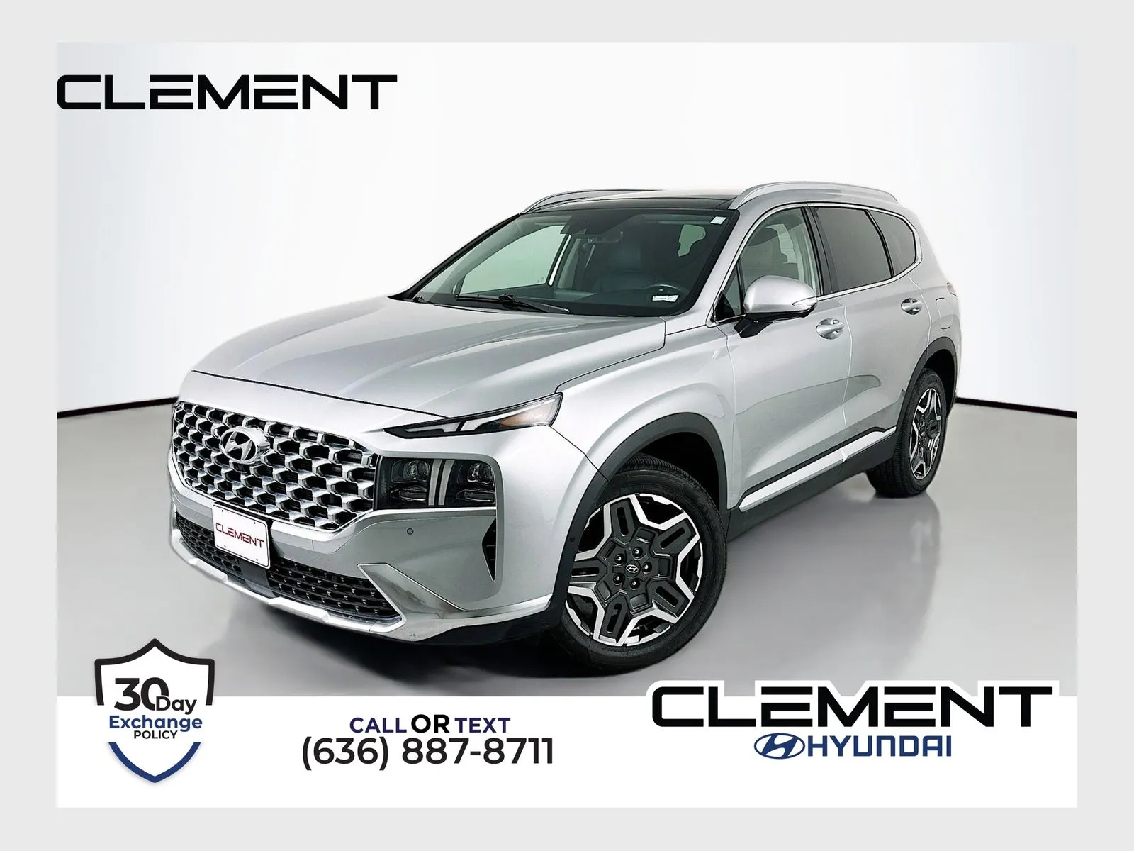 Silver 2023 Hyundai Santa Fe Limited for sale in Wentzville, MO