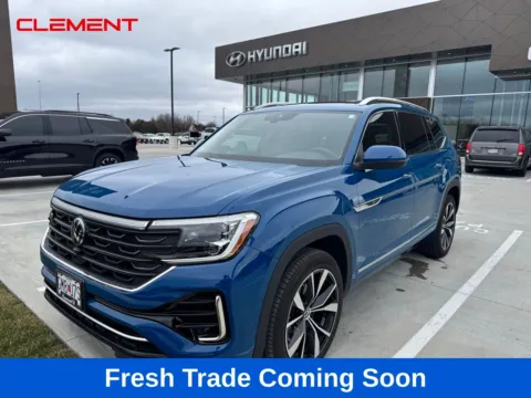 Blue 2025 Volkswagen Atlas 2.0T SEL Premium R-Line for sale in Wentzville, MO