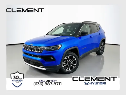 Blue 2023 Jeep Compass Limited for sale in Wentzville, MO