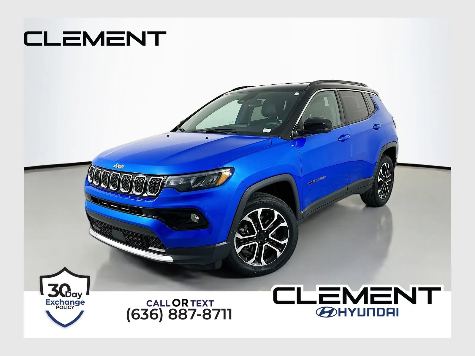 Blue 2023 Jeep Compass Limited for sale in Wentzville, MO