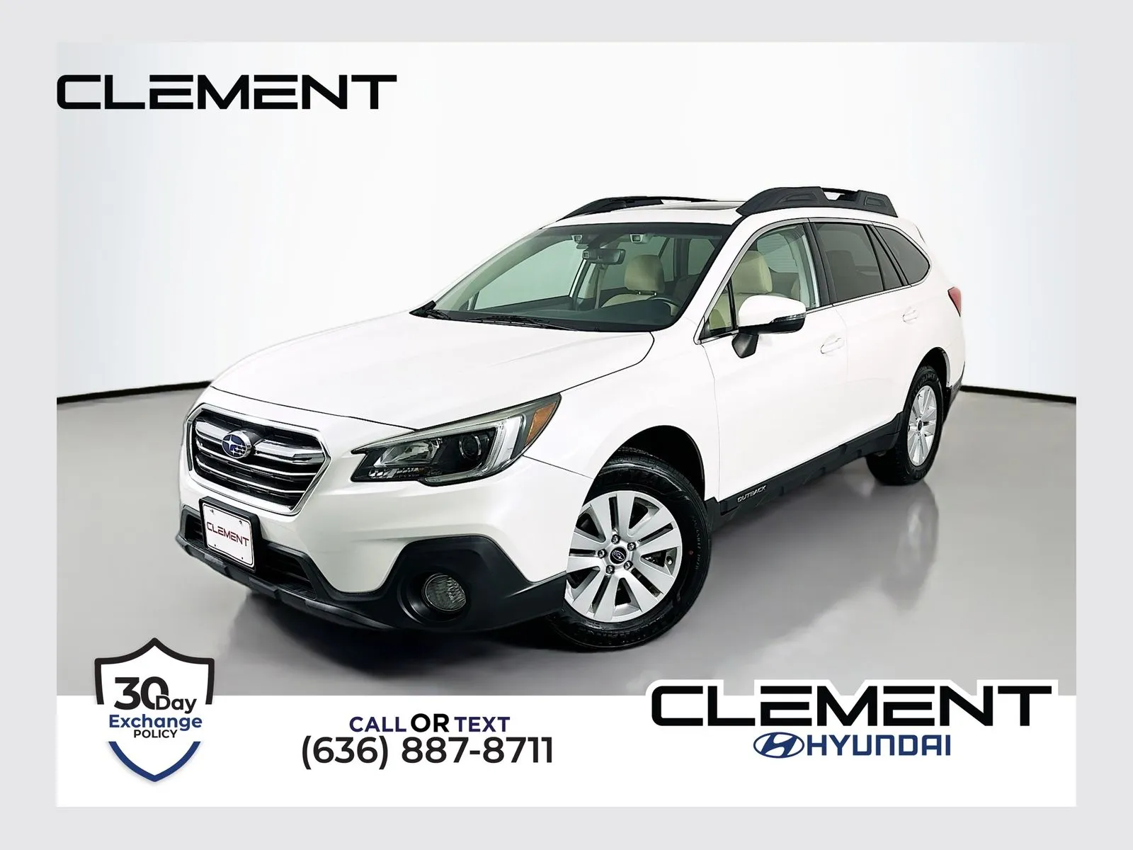 White 2019 Subaru Outback 2.5i Premium for sale in Wentzville, MO