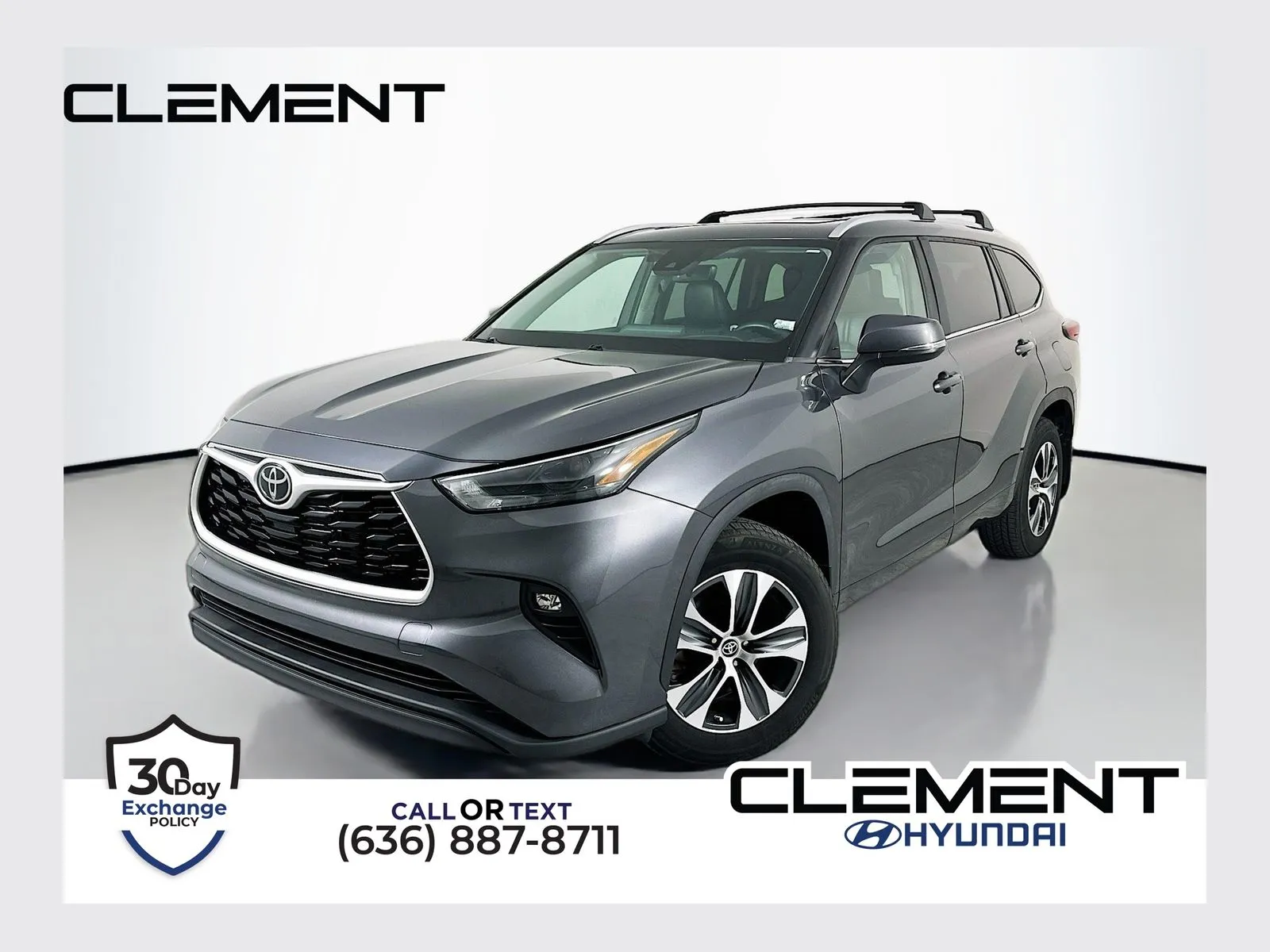 Gray 2023 Toyota Highlander XLE for sale in Wentzville, MO