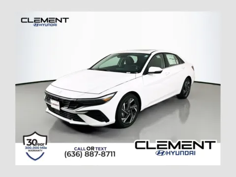 White 2026 Hyundai Elantra Limited for sale in Wentzville, MO