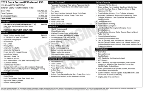 Photos of 2022 Buick Encore GX Preferred for sale in Wentzville, MO at Clement Hyundai