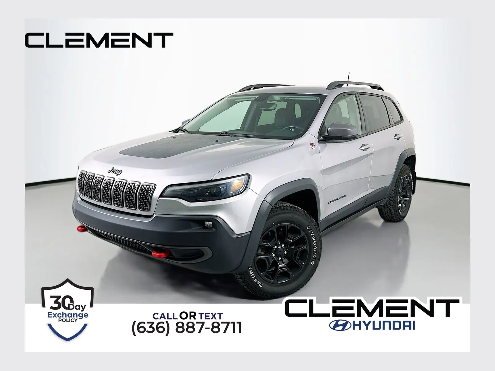 Silver 2021 Jeep Cherokee Trailhawk for sale in Wentzville, MO