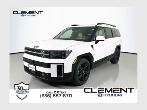 White 2026 Hyundai Santa Fe Hybrid Calligraphy for sale in Wentzville, MO