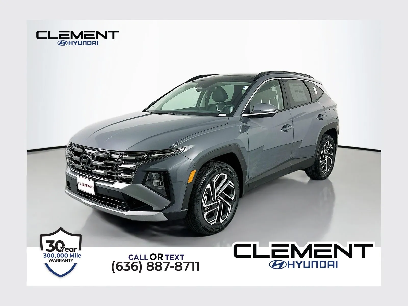 Gray 2026 Hyundai Tucson Hybrid Limited for sale in Wentzville, MO