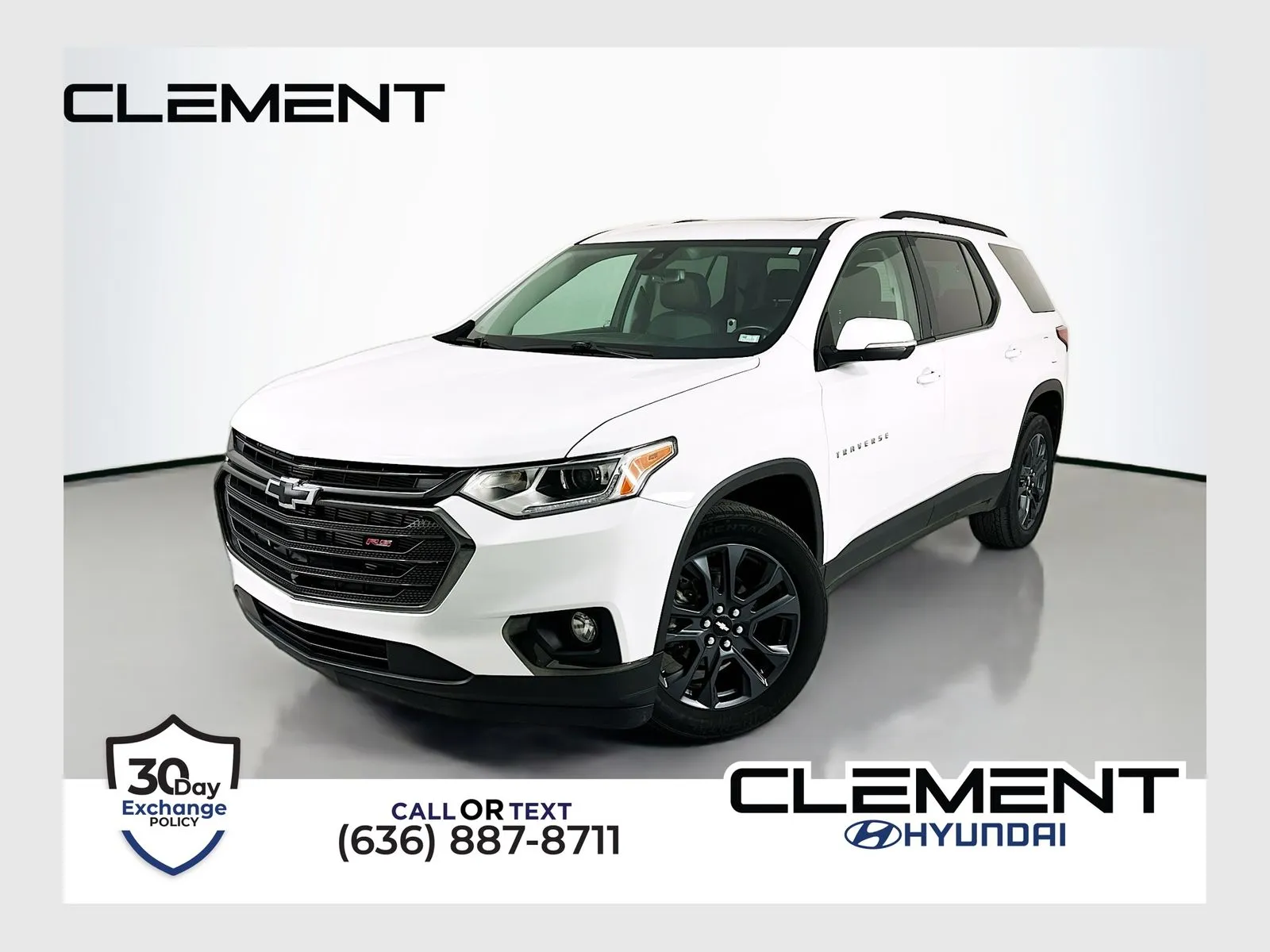 White 2021 Chevrolet Traverse RS for sale in Wentzville, MO