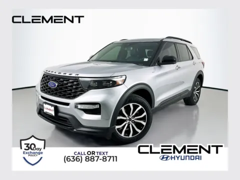 Silver 2022 Ford Explorer ST-Line for sale in Wentzville, MO