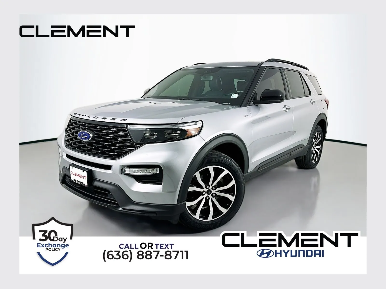 Silver 2022 Ford Explorer ST-Line for sale in Wentzville, MO