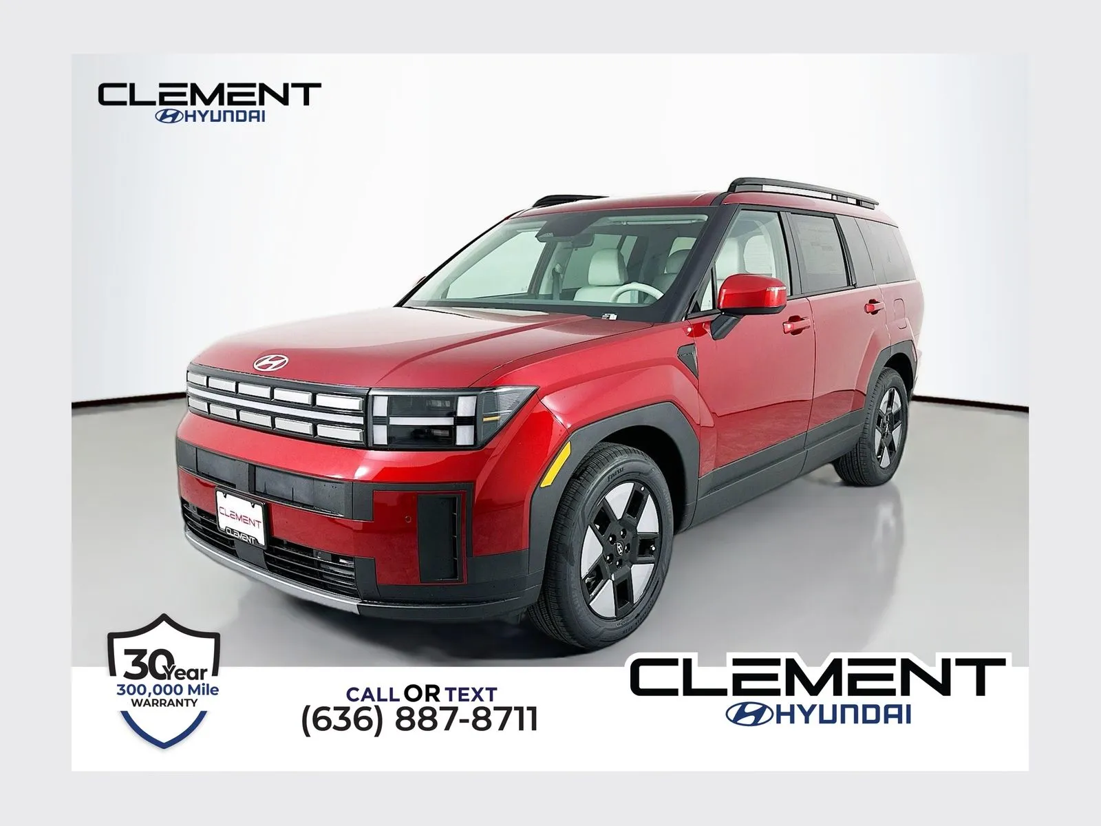 Red 2026 Hyundai Santa Fe Hybrid SEL for sale in Wentzville, MO