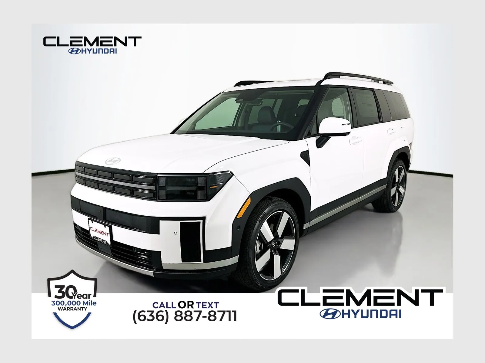 White 2026 Hyundai Santa Fe Hybrid Limited for sale in Wentzville, MO