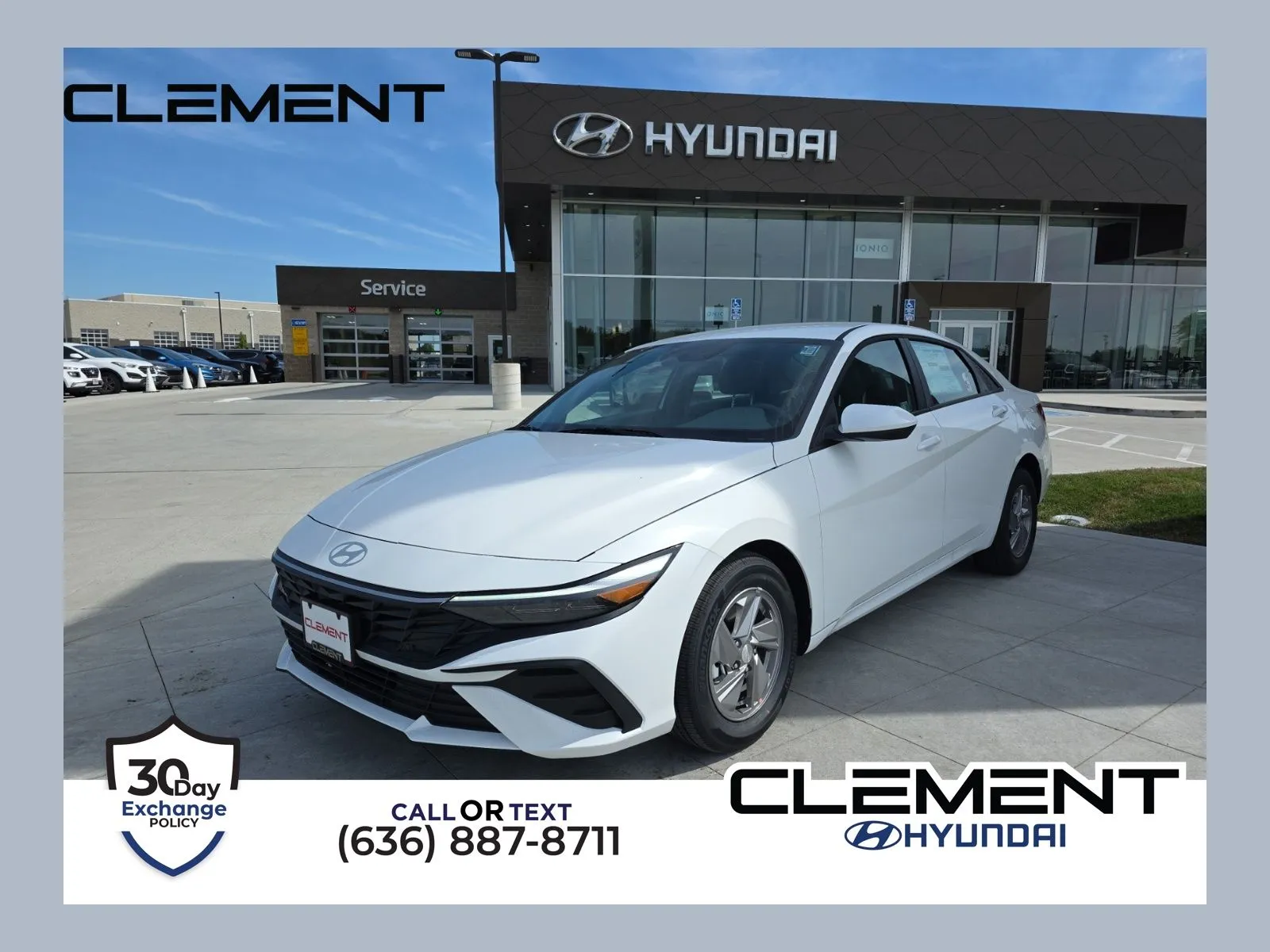 White 2025 Hyundai Elantra SE for sale in Wentzville, MO