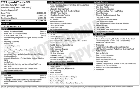 Photos of 2023 Hyundai Tucson SEL for sale in Wentzville, MO at Clement Hyundai
