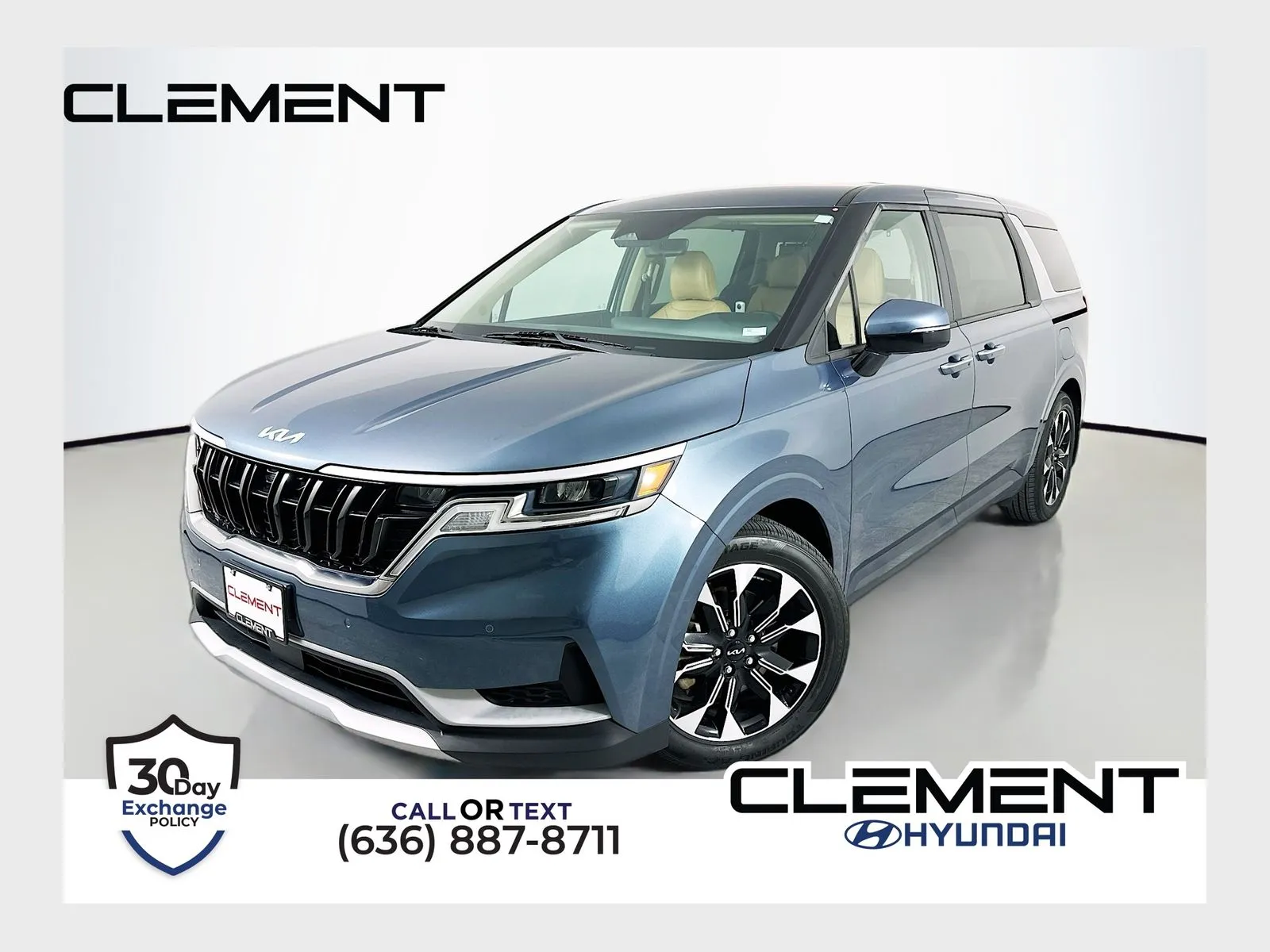 Blue 2024 Kia Carnival EX for sale in Wentzville, MO