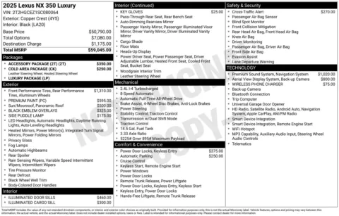 Photos of 2025 Lexus NX 350 Luxury for sale in Wentzville, MO at Clement Hyundai
