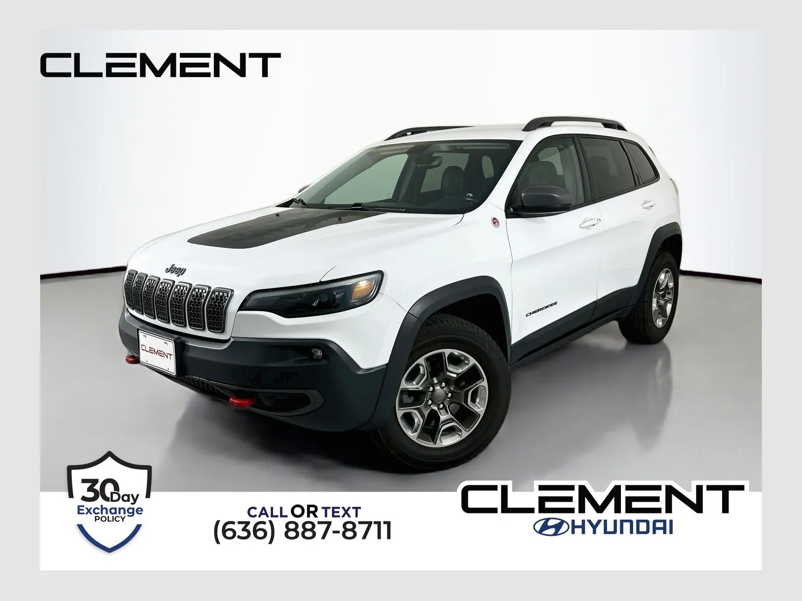 White 2019 Jeep Cherokee Trailhawk for sale in Wentzville, MO