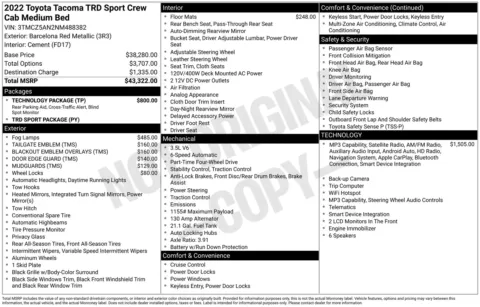 Photos of 2022 Toyota Tacoma TRD Sport for sale in Wentzville, MO at Clement Hyundai