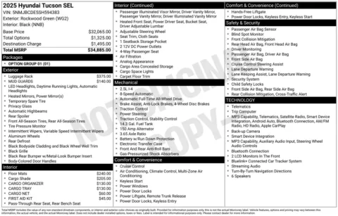Photos of 2025 Hyundai Tucson SEL for sale in Wentzville, MO at Clement Hyundai