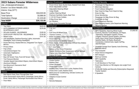 Photos of 2023 Subaru Forester Wilderness for sale in Wentzville, MO at Clement Hyundai