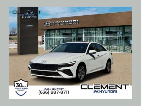 White 2026 Hyundai Elantra Limited for sale in Wentzville, MO