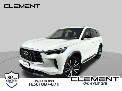 White 2023 INFINITI QX60 Sensory for sale in Wentzville, MO