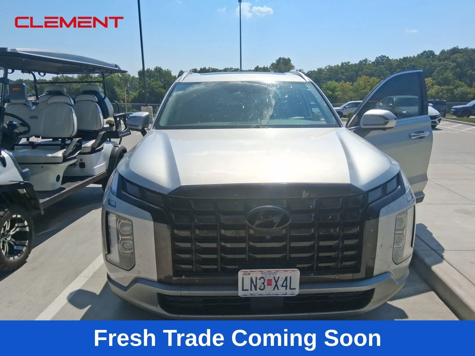 Silver 2023 Hyundai Palisade SEL for sale in Wentzville, MO