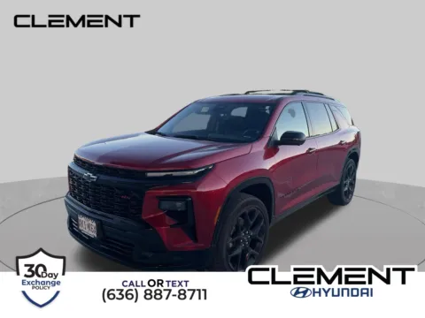 Red 2024 Chevrolet Traverse RS for sale in Wentzville, MO