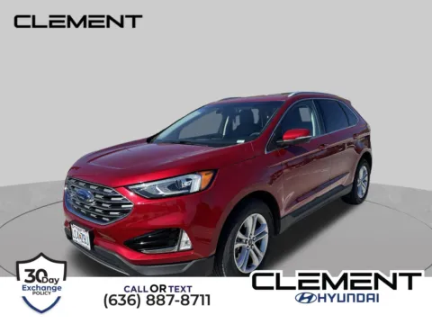 Red 2020 Ford Edge SEL for sale in Wentzville, MO