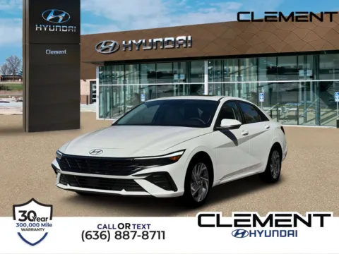 White 2026 Hyundai Elantra Limited for sale in Wentzville, MO