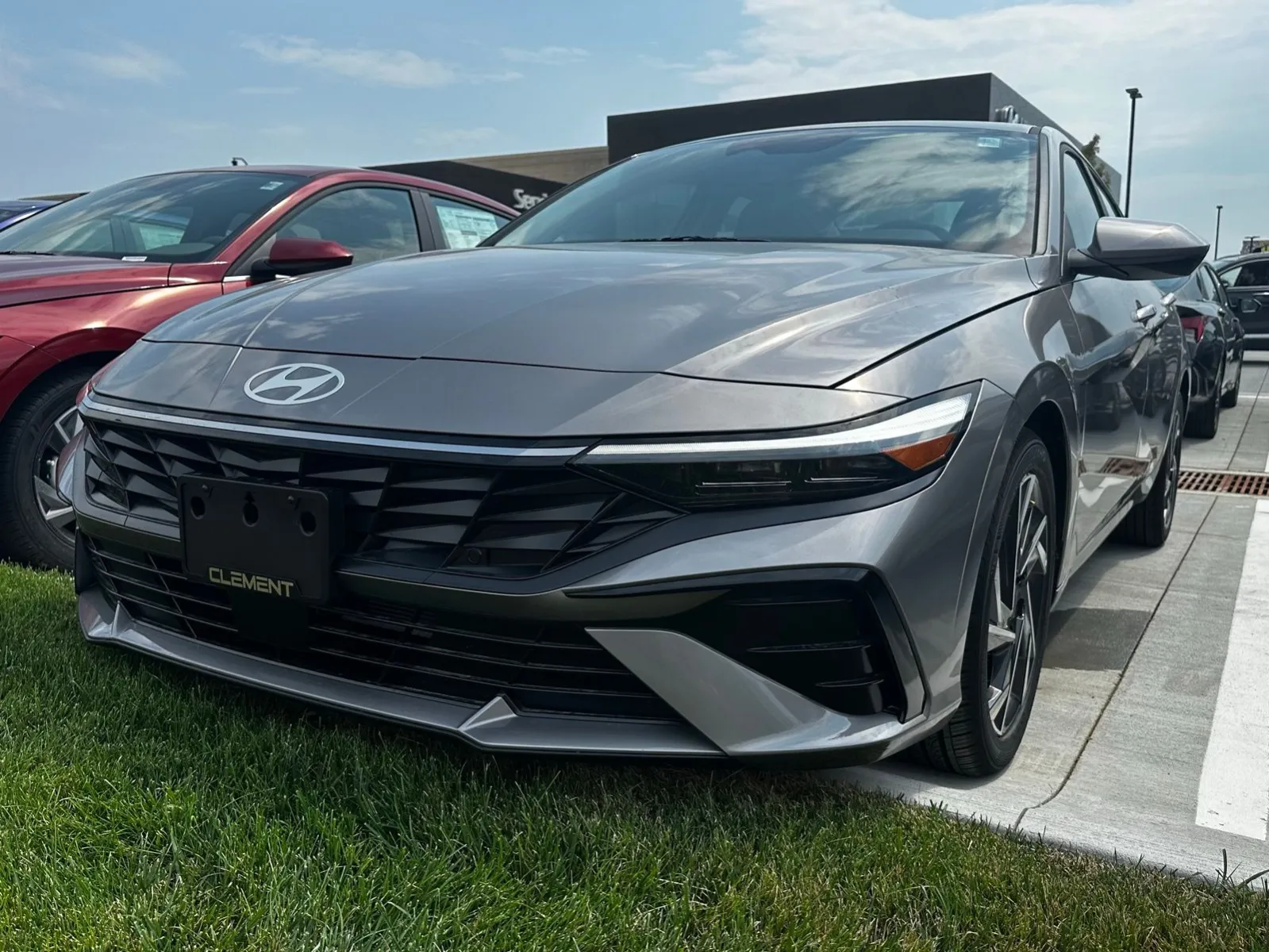 Gray 2024 Hyundai Elantra SEL for sale in Wentzville, MO