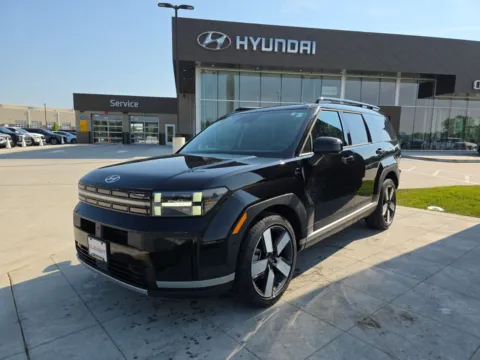 Black 2025 Hyundai Santa Fe Hybrid Limited for sale in Wentzville, MO
