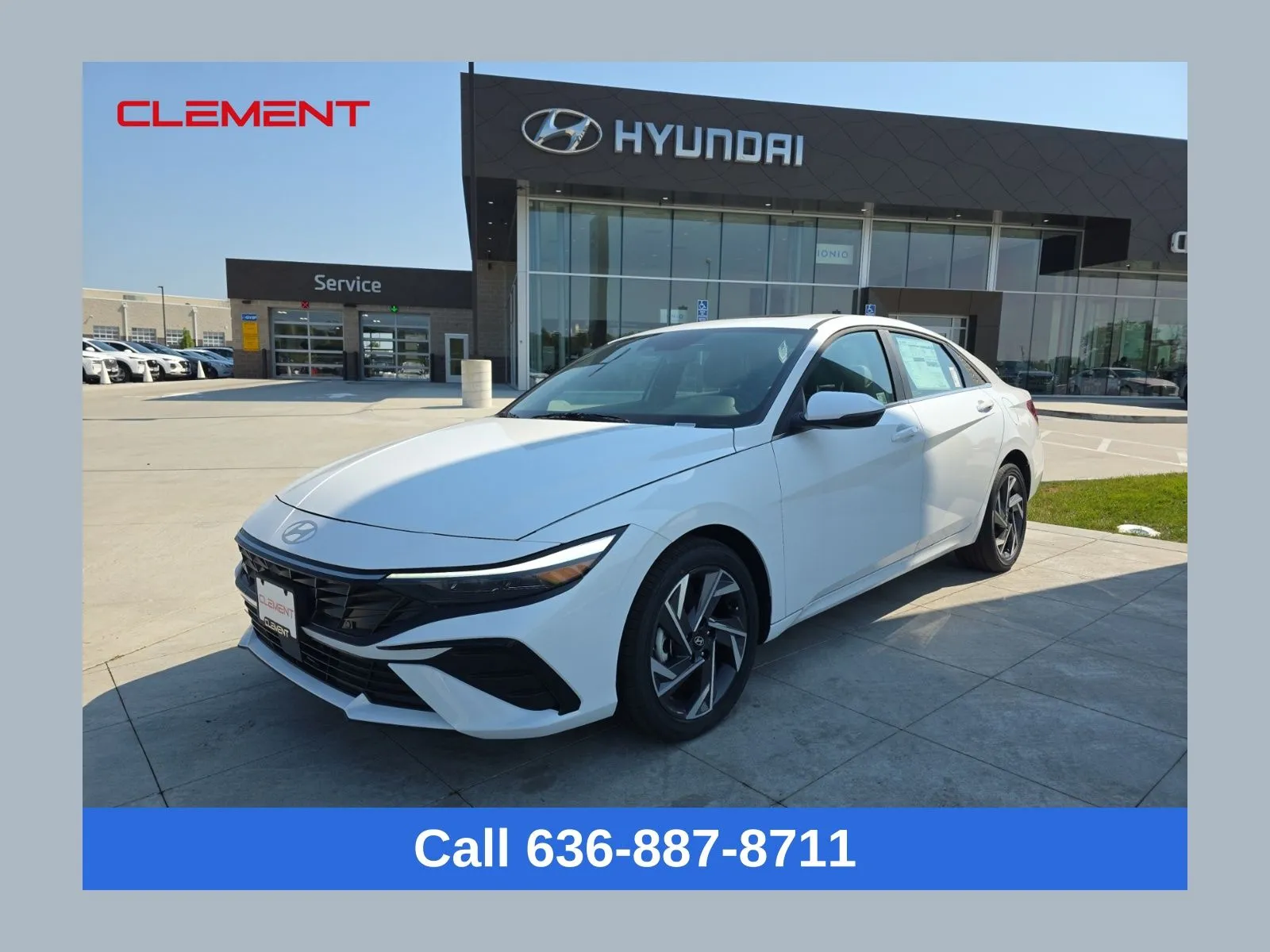 White 2025 Hyundai Elantra Hybrid Limited for sale in Wentzville, MO