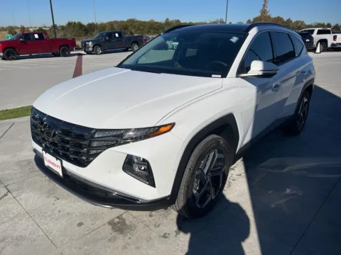 White 2024 Hyundai Tucson Hybrid Limited for sale in Wentzville, MO