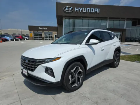 White 2024 Hyundai Tucson Hybrid Limited for sale in Wentzville, MO
