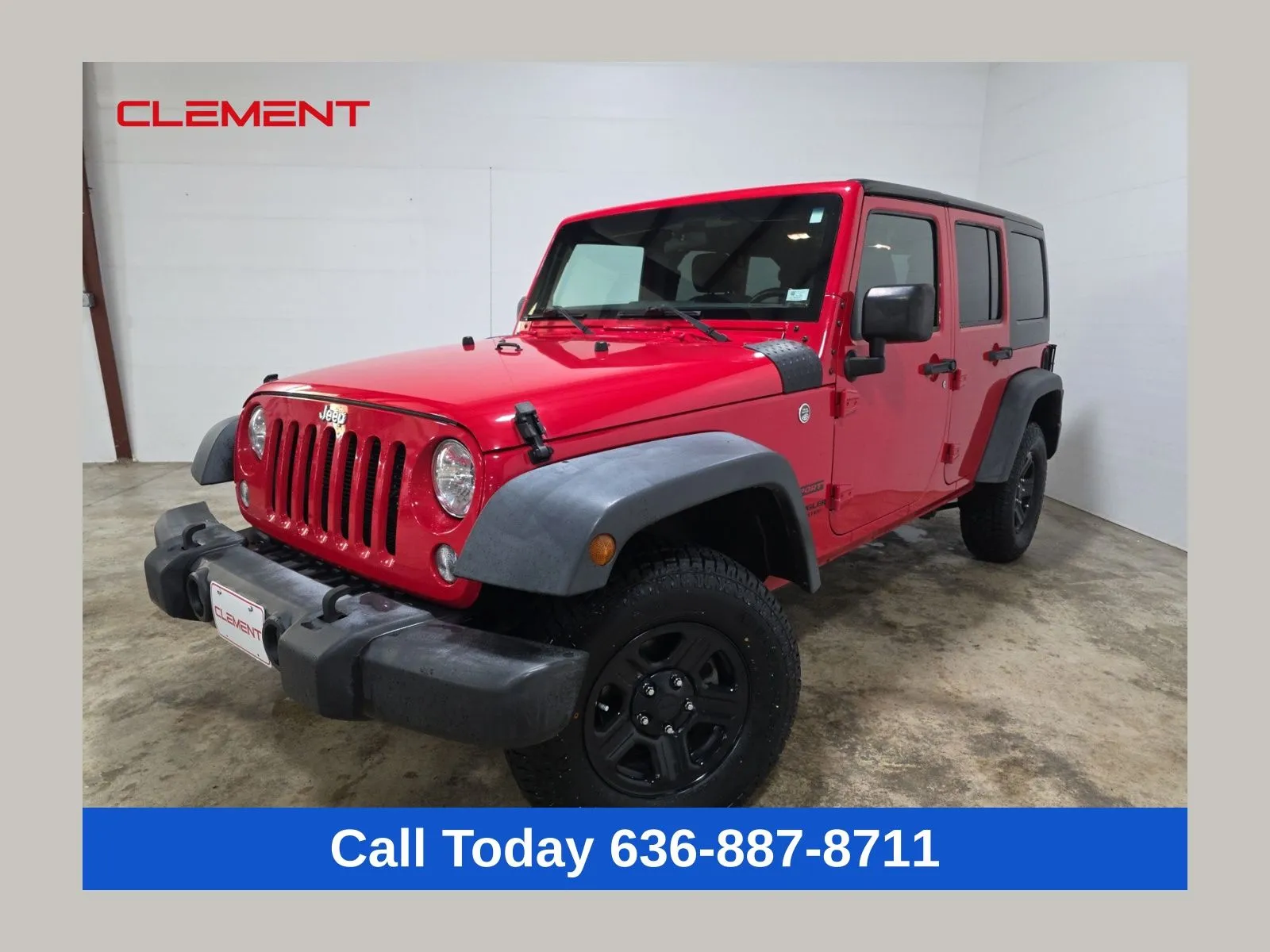 Red 2017 Jeep Wrangler Unlimited Sport for sale in Wentzville, MO