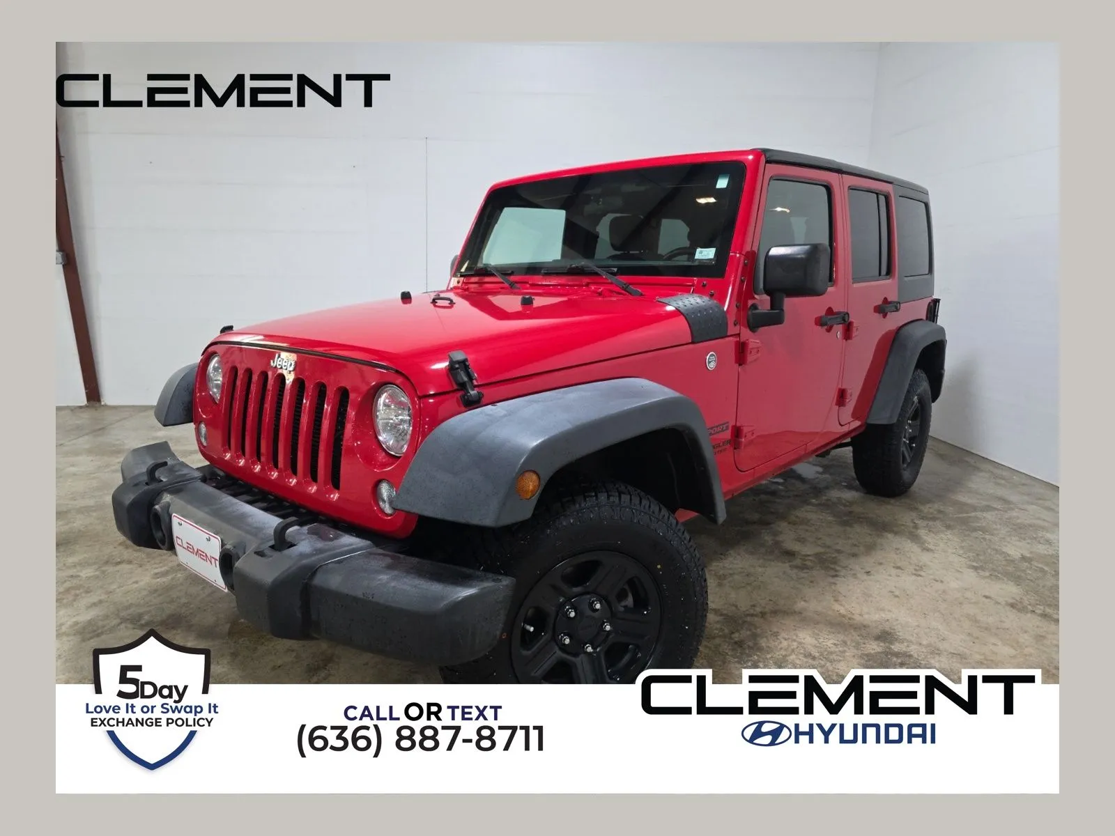 Red 2017 Jeep Wrangler Unlimited Sport for sale in Wentzville, MO
