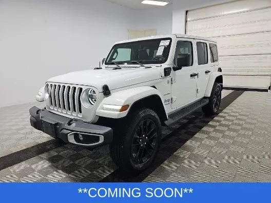 White 2021 Jeep Wrangler Unlimited Sahara 4xe for sale in Wentzville, MO