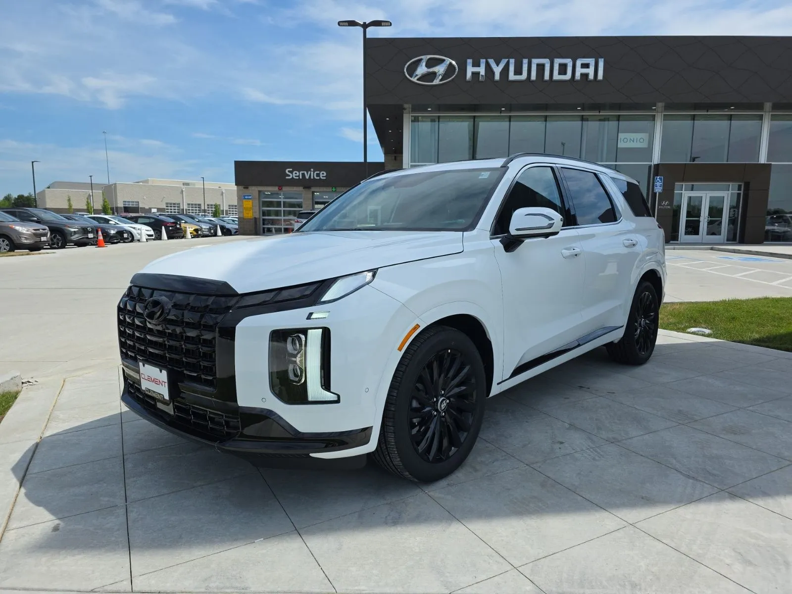 White 2025 Hyundai Palisade Calligraphy Night Edition for sale in Wentzville, MO
